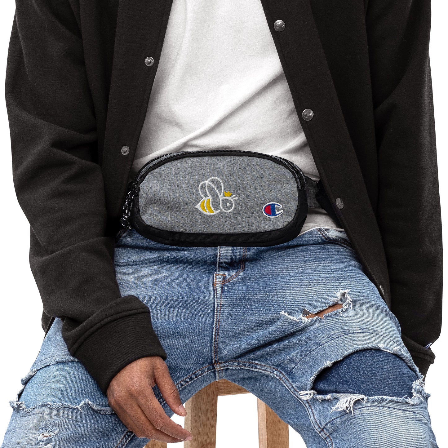 Cleen Bee Champion Embroidered Fanny Pack