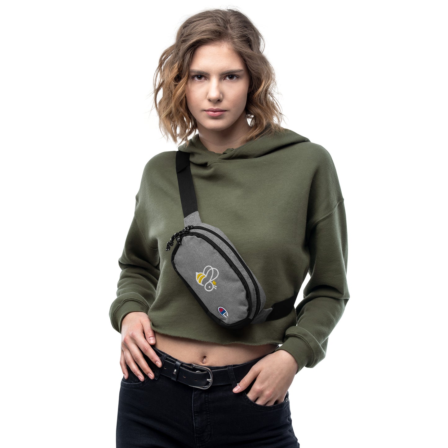 Cleen Bee Champion Embroidered Fanny Pack