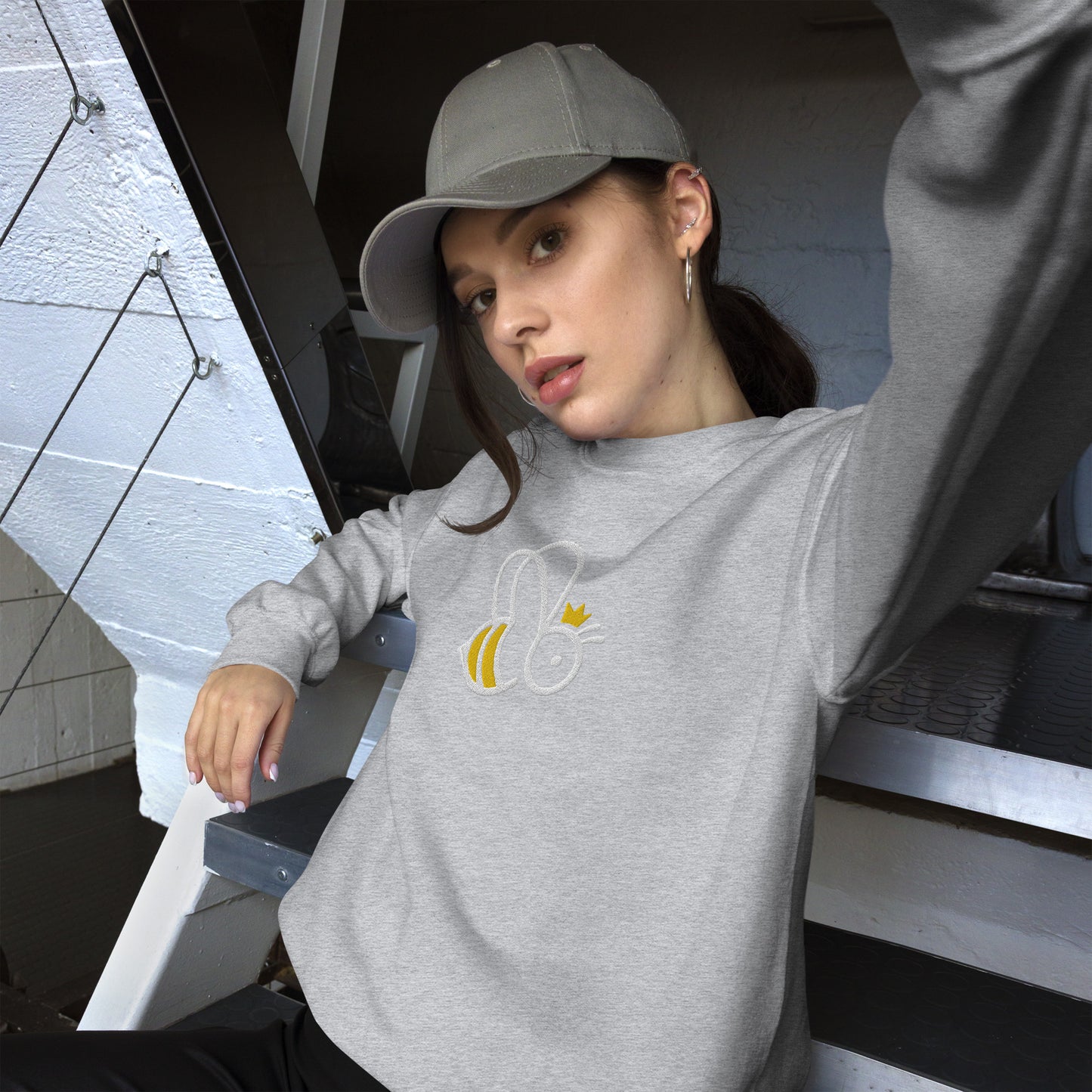 Cleen Bee Embroidered Unisex Sweatshirt - Multiple Colours Available